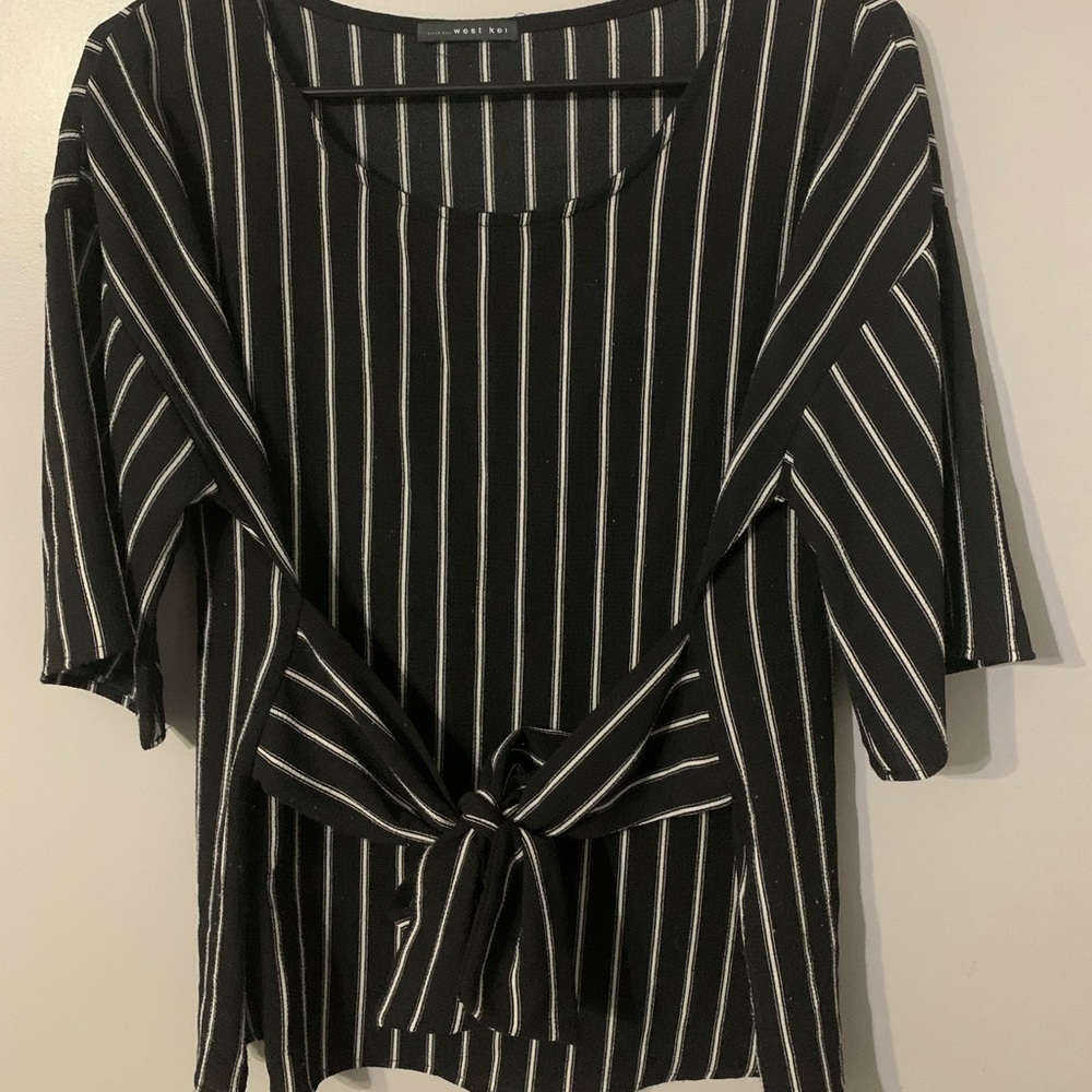 West Kei Front Tie Blouse